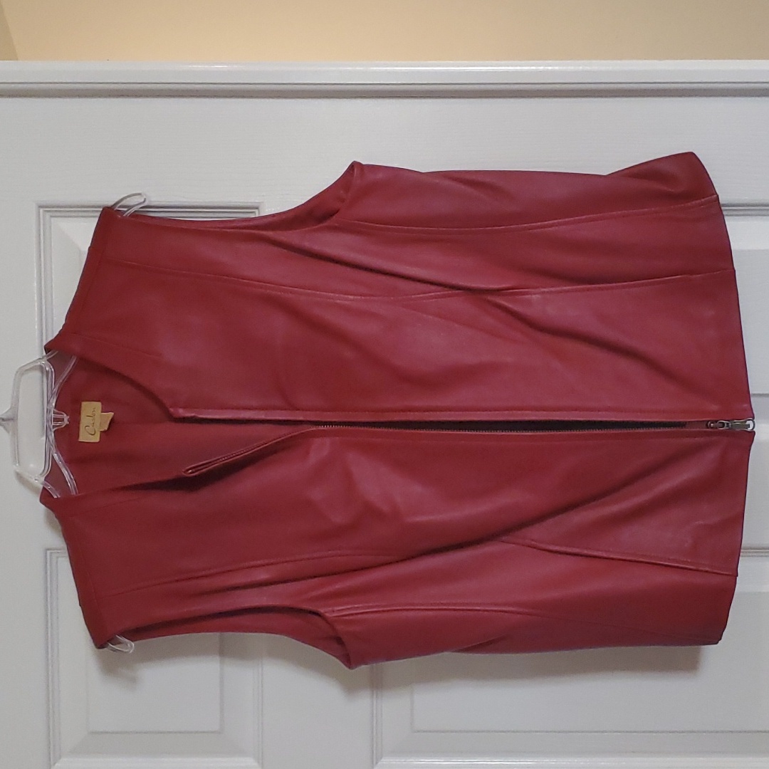 Nwot Vintage Leather Vest